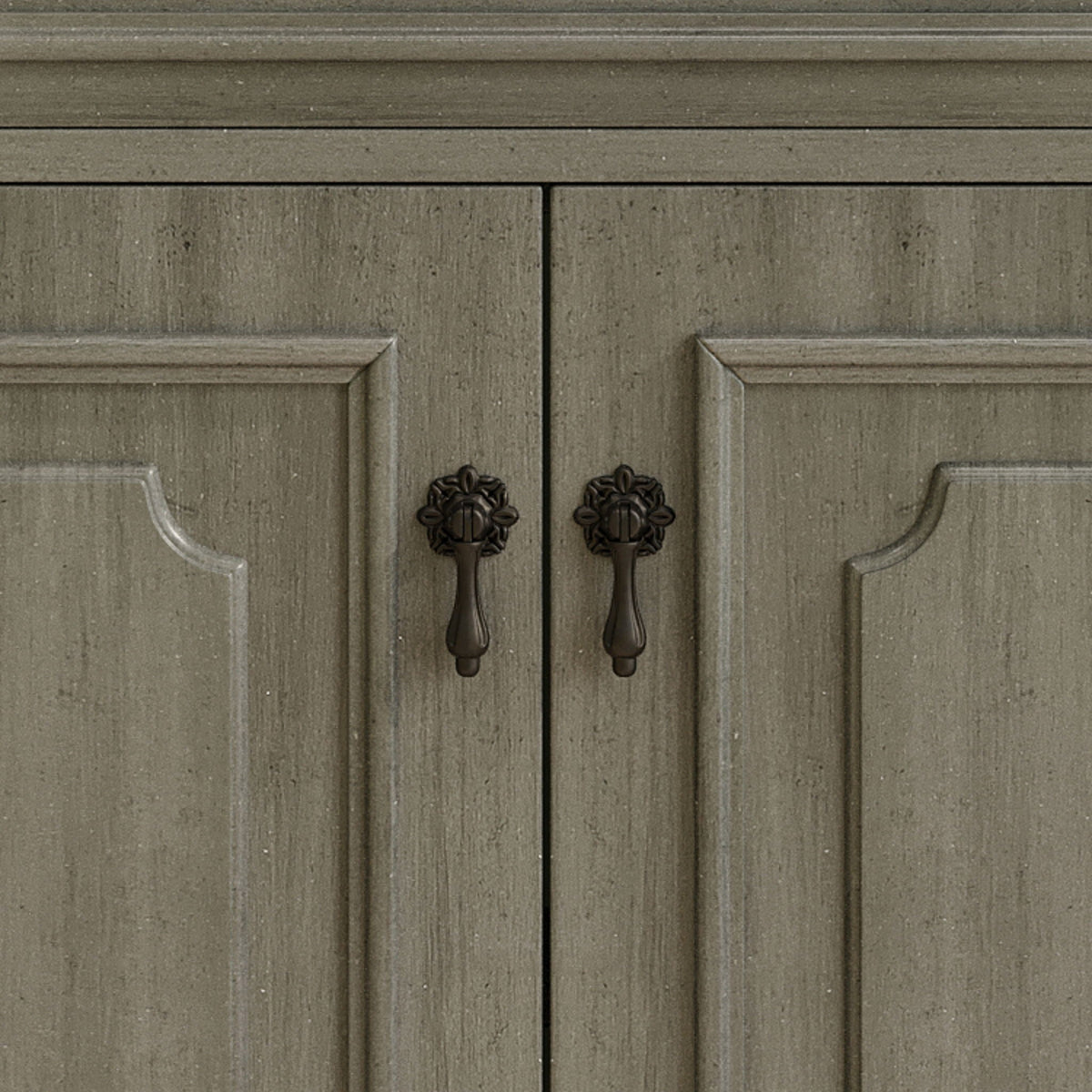 Vintage Bathroom Vanity With Sink, Rustic Cabinet With Soft Close Doors