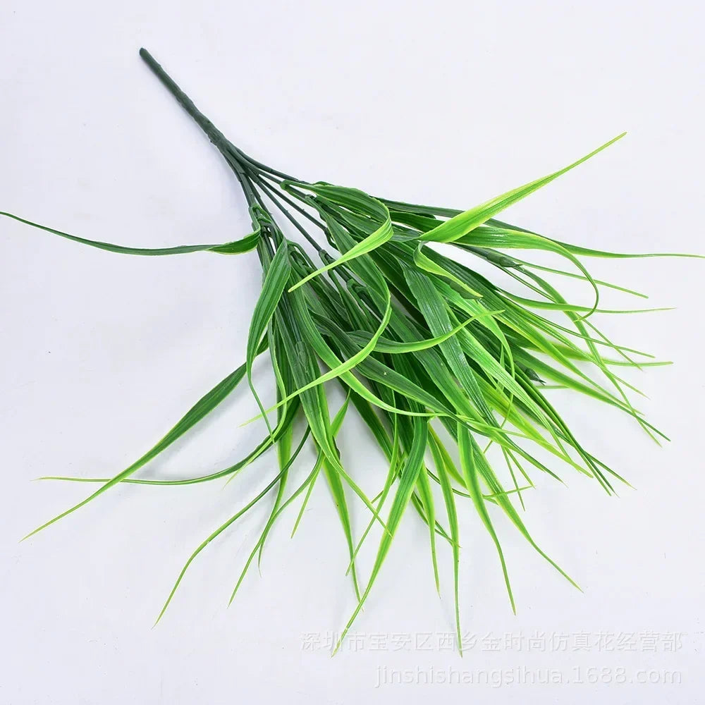 Artificial Plant Small Boston Fern Green Grass Home Decoration Fake Plant Leaves Greenery Home Garden Party Wedding Decorations