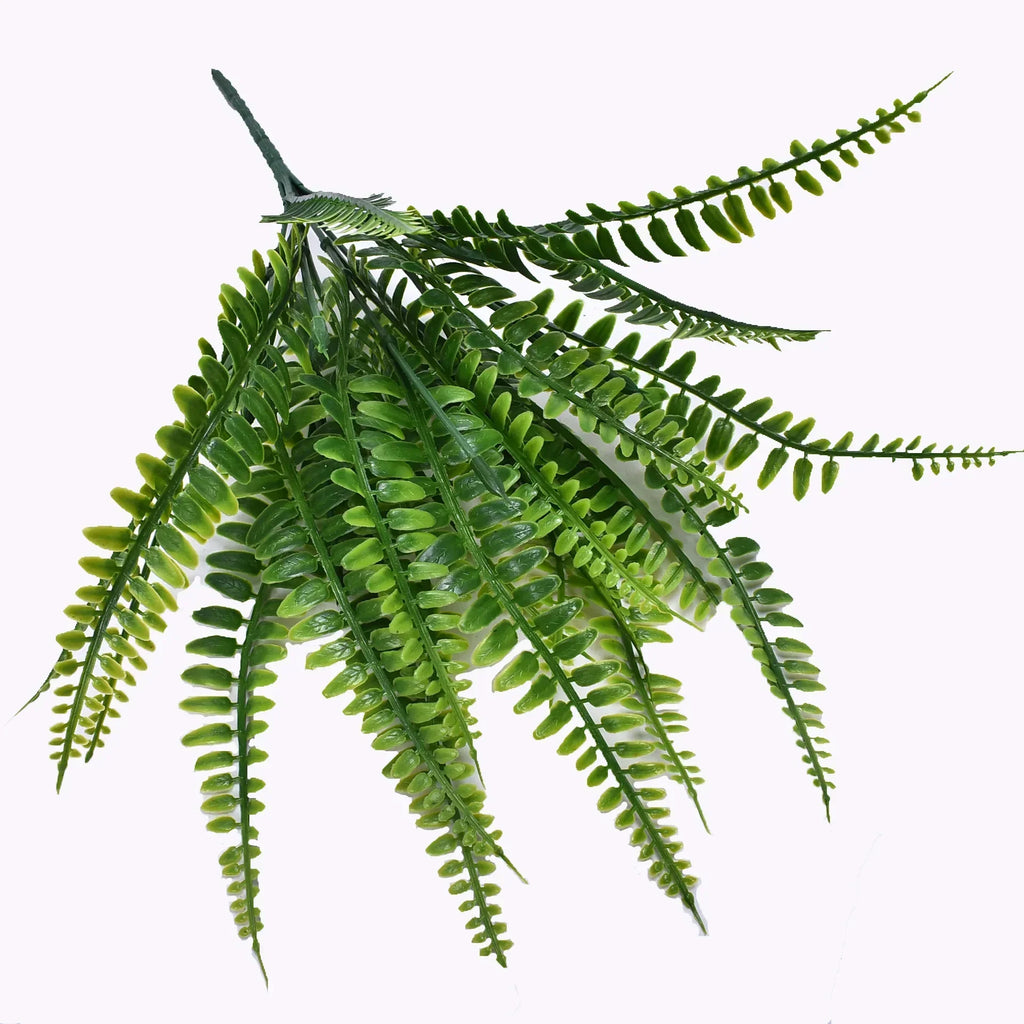 Artificial Plant Small Boston Fern Green Grass Home Decoration Fake Plant Leaves Greenery Home Garden Party Wedding Decorations